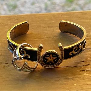 Montana Silver cuff and ring